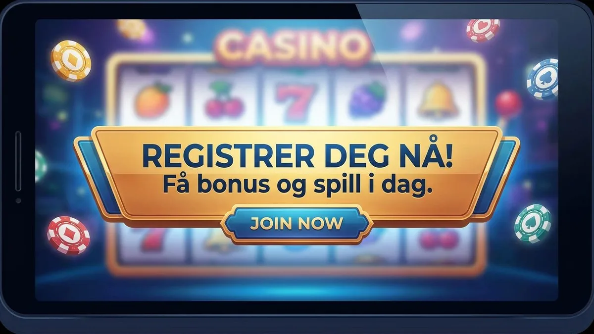 Registrering med bonus